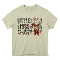 Mossy little miss christmas Heavy Core Tee - CowhideDigitalArt