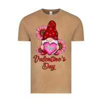 Vintage Camel happy valentines day gnomes with sunflower Vintage Tee - RanaPortraitStore