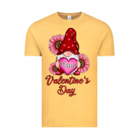 Vintage Mustard happy valentines day gnomes with sunflower Vintage Tee - RanaPortraitStore