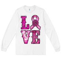 White cancer love Long Sleeve Tee - RanaPortraitStore