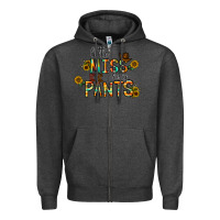 Charcoal Heather little mıss sassy pants Zipper Hoodie - CowhideDigitalArt