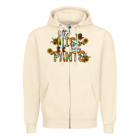 Sandshell little mıss sassy pants Zipper Hoodie - CowhideDigitalArt
