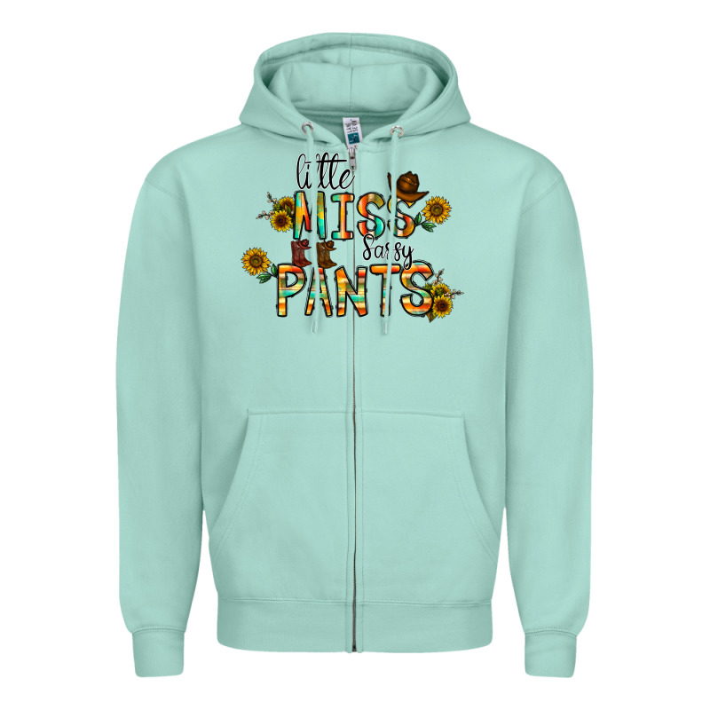 Little Mıss Sassy Pants Zipper Hoodie by CowhideDigitalArt | Teevron