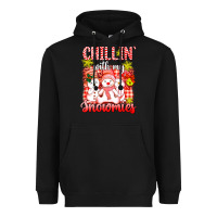 Black chillin  with my red snowmies Heavyweight Hoodie - AdoDesignShop