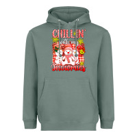 Sage chillin  with my red snowmies Heavyweight Hoodie - AdoDesignShop
