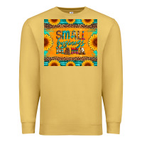 Antique Gold small business mama leopard turquoise aztec serape cowhide sunflowers Premium Sweatshirt - Artiststas