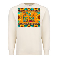 Sandshell small business mama leopard turquoise aztec serape cowhide sunflowers Premium Sweatshirt - Artiststas