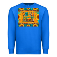 True Royal small business mama leopard turquoise aztec serape cowhide sunflowers Premium Sweatshirt - Artiststas