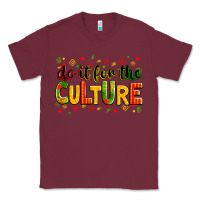 Burgundy Do it for the culture juneteenth Classic Tee - Zillion Design Studio