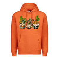 Carrot western gnomes with cactus Premium Hoodie - AdoDesignShop