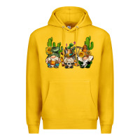 Lemon western gnomes with cactus Premium Hoodie - AdoDesignShop