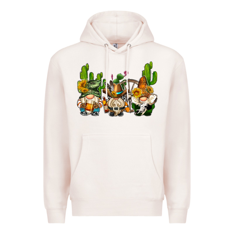 Western Gnomes With Cactus Premium Hoodie by AdoDesignShop | Teevron