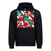 Black nail polish with glitter seamless pattern bbs Urban Hoodie - BundleAndBundleShop