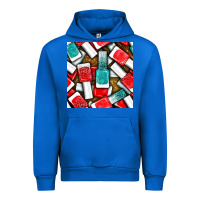 Cobalt nail polish with glitter seamless pattern bbs Urban Hoodie - BundleAndBundleShop