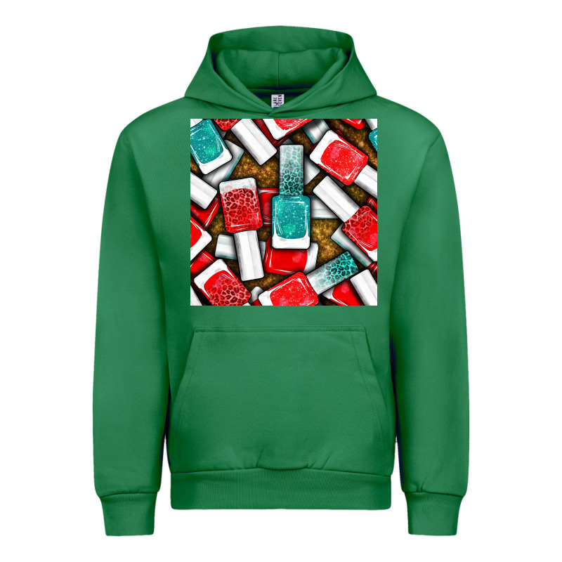 Nail Polish With Glitter Seamless Pattern Bbs Urban Hoodie by BundleAndBundleShop | Teevron