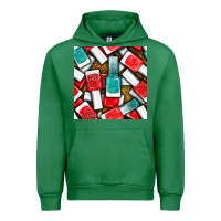 Emerald nail polish with glitter seamless pattern bbs Urban Hoodie - BundleAndBundleShop