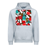 Heather Grey nail polish with glitter seamless pattern bbs Urban Hoodie - BundleAndBundleShop