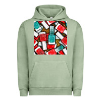 Pigment Oil Green nail polish with glitter seamless pattern bbs Urban Hoodie - BundleAndBundleShop