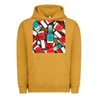 Pigment Peanut Butter nail polish with glitter seamless pattern bbs Urban Hoodie - BundleAndBundleShop
