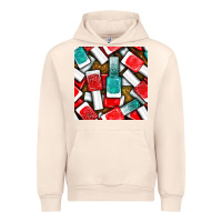 Sandshell nail polish with glitter seamless pattern bbs Urban Hoodie - BundleAndBundleShop
