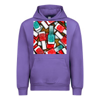 Tulip nail polish with glitter seamless pattern bbs Urban Hoodie - BundleAndBundleShop