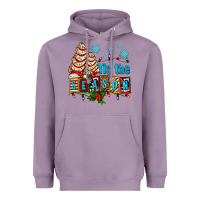 Lavender tis the season christmas tree cake ado Heavyweight Hoodie - AdoDesignShop