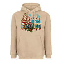 Mushroom tis the season christmas tree cake ado Heavyweight Hoodie - AdoDesignShop
