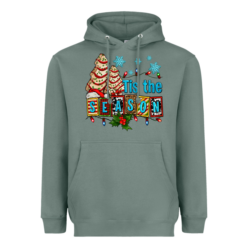 Tis The Season Christmas Tree Cake Ado Heavyweight Hoodie by AdoDesignShop | Teevron