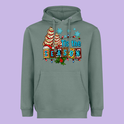 Tis The Season Christmas Tree Cake Ado Heavyweight Hoodie Designed By Adodesignshop