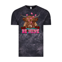 Cloud Black be mine cow Vintage Tee - RanaPortraitStore