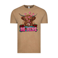 Vintage Coffee be mine cow Vintage Tee - RanaPortraitStore