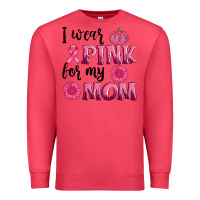 Cardinal i wear pink for my mom sunlower and pumpkin Premium Sweatshirt - AdoDesignShop