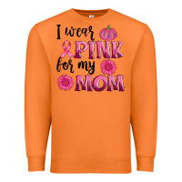 Carrot i wear pink for my mom sunlower and pumpkin Premium Sweatshirt - AdoDesignShop
