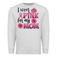 Dove Grey i wear pink for my mom sunlower and pumpkin Premium Sweatshirt - AdoDesignShop
