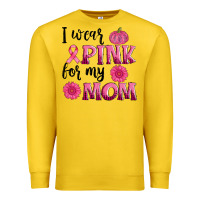 Lemon i wear pink for my mom sunlower and pumpkin Premium Sweatshirt - AdoDesignShop
