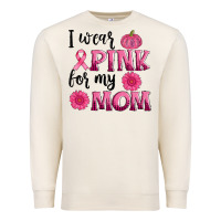 Sandshell i wear pink for my mom sunlower and pumpkin Premium Sweatshirt - AdoDesignShop