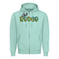Seafoam let's rodeo Zipper Hoodie - CowhideDigitalArt