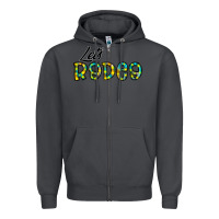 Smoke let's rodeo Zipper Hoodie - CowhideDigitalArt