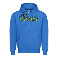 True Royal let's rodeo Zipper Hoodie - CowhideDigitalArt