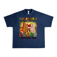 Navy torn between lookin' like a snack and eatin' one Urban Heavy Tee - Zillion Design Studio