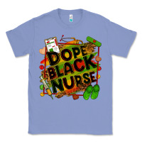 Colony Blue Dope black Nurse juneteenth Classic Tee - Zillion Design Studio