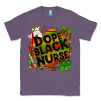 Lavender Dope black Nurse juneteenth Classic Tee - Zillion Design Studio