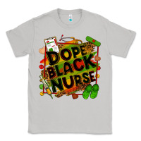 Moon Dust Dope black Nurse juneteenth Classic Tee - Zillion Design Studio