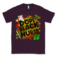 Plum Dope black Nurse juneteenth Classic Tee - Zillion Design Studio