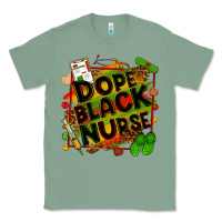 Sage Dope black Nurse juneteenth Classic Tee - Zillion Design Studio
