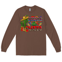 Chestnut cinco de mayo cactus Long Sleeve Tee - Zillion Design Studio