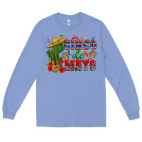 Colony Blue cinco de mayo cactus Long Sleeve Tee - Zillion Design Studio