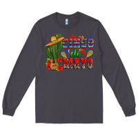 Smoke cinco de mayo cactus Long Sleeve Tee - Zillion Design Studio