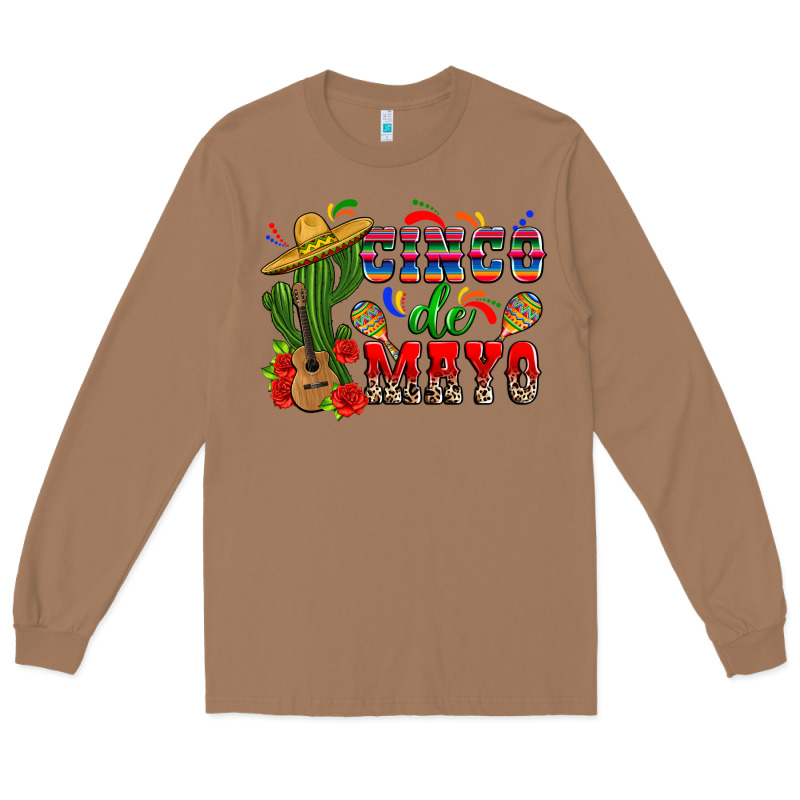 Cinco De Mayo Cactus Long Sleeve Tee by Zillion Design Studio | Teevron