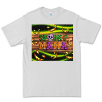 Dove Grey Spooky mama Premium Tee - Artiststas